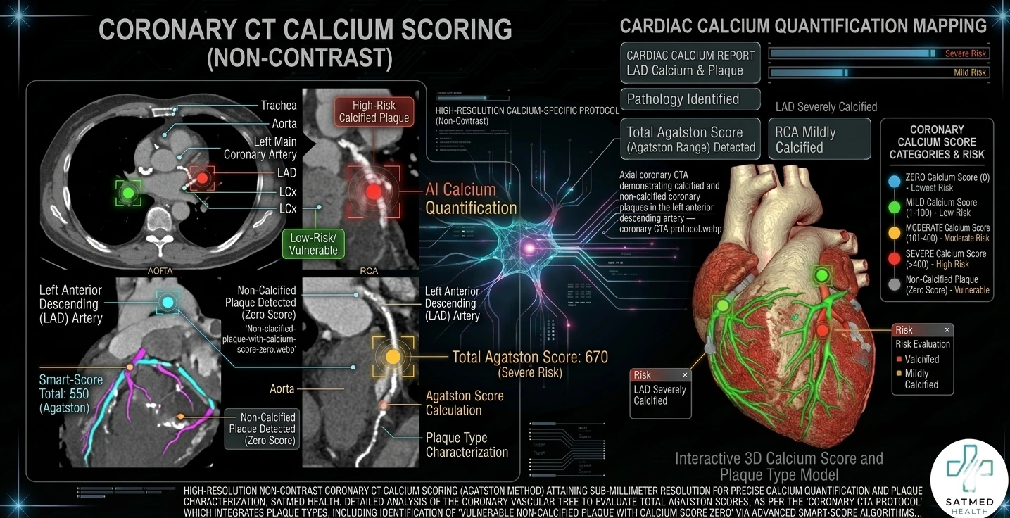 7 Expert Steps: Coronary Artery Calcium Scoring CT Protocol - Satmed-health