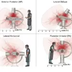 SATPro - Scatter FREE X-ray Penetrable Cover Radiation exposure comparison showing significant reduction in accumulated dose using the SATPRO protocol during interventional radiology procedures.